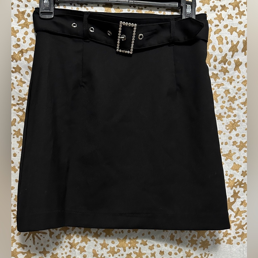 H&M Black Skirt with Belt